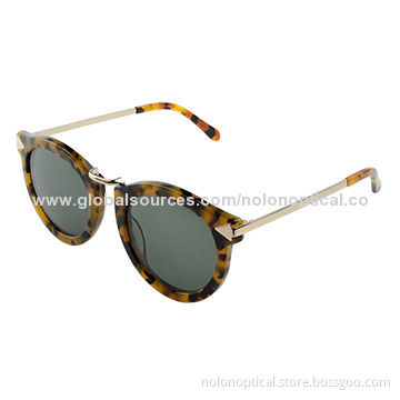 Unique Fashion Acetate Sunglasses In Tortoise